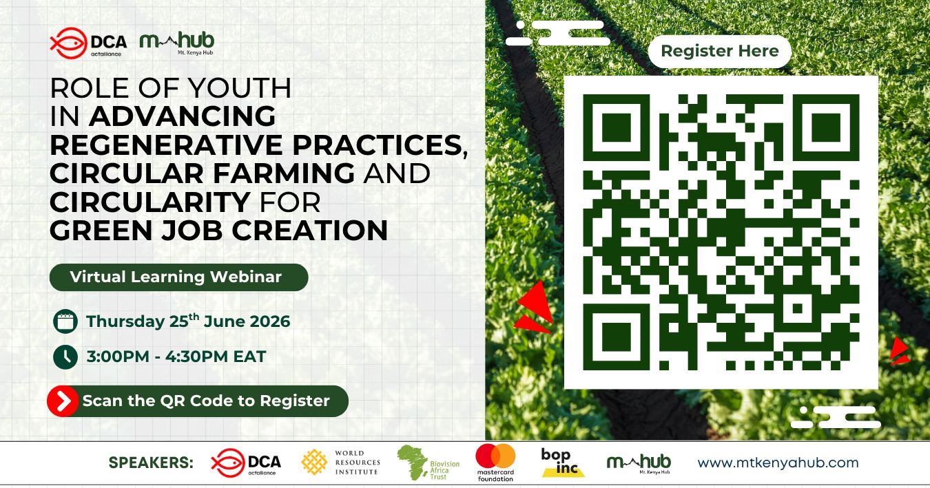 Role of Youth in Advancing Regenerative Practices, Circular Farming and Circularity for Green Job Creation poster